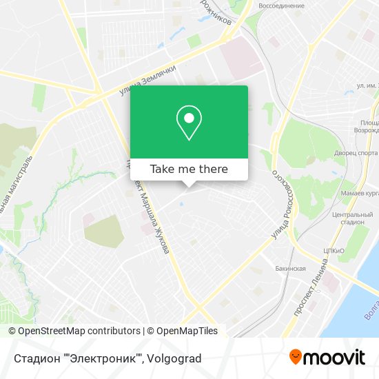 Стадион ""Электроник"" map