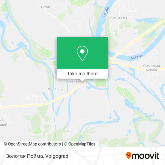 Золотая Пойма map