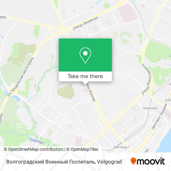 Волгоградский Военный Госпиталь map