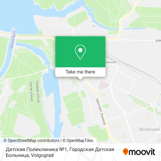 Детская Поликлиника №1, Городская Детская Больница map