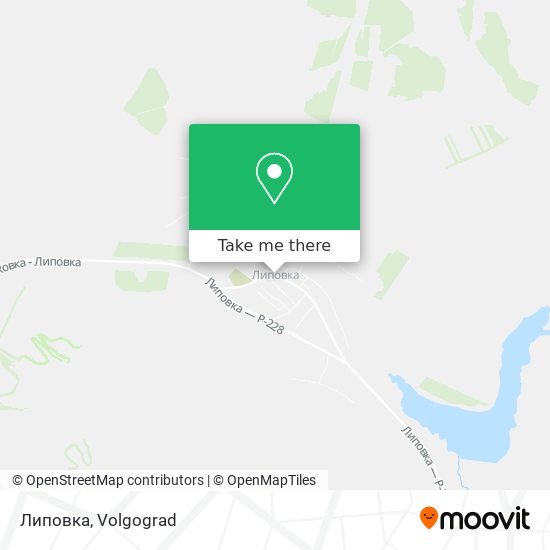 Липовка map