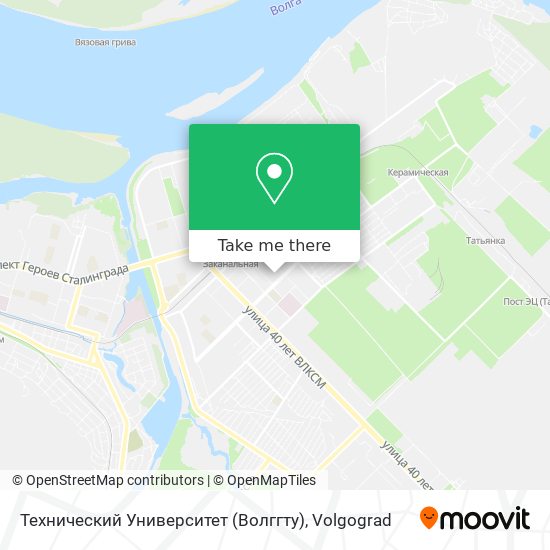Технический Университет (Волггту) map