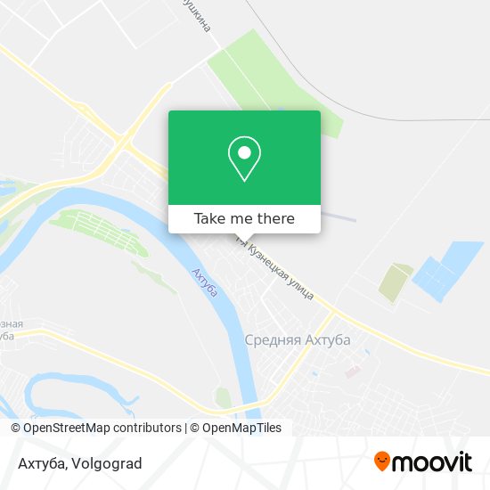 Ахтуба map