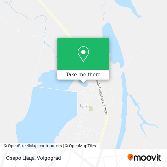 Озеро Цаца map