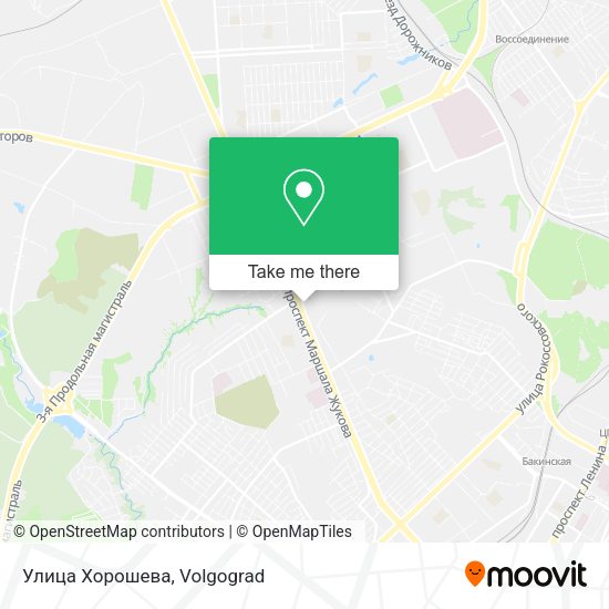 Улица Хорошева map