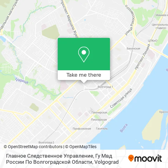 Главное Следственное Управление, Гу Мвд России По Волгоградской Области map