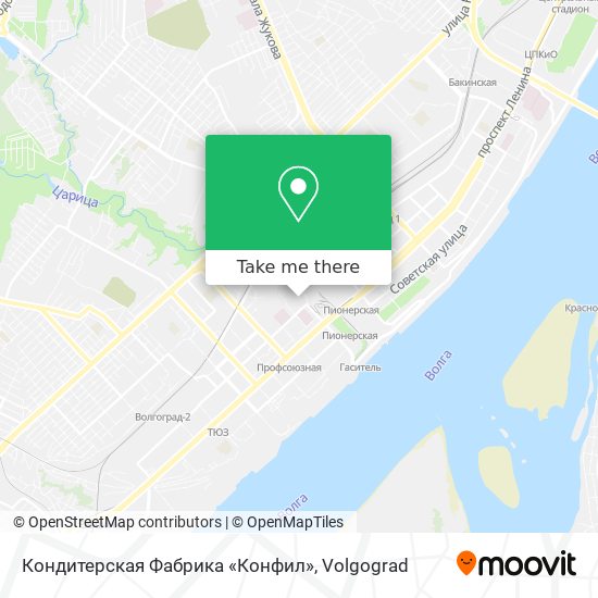 Кондитерская Фабрика «Конфил» map