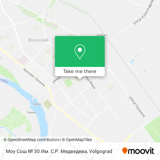 Моу Сош № 30 Им. С.Р. Медведева map
