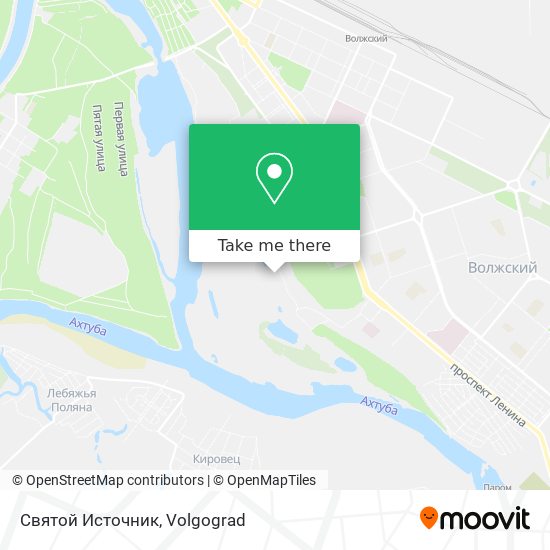 Святой Источник map