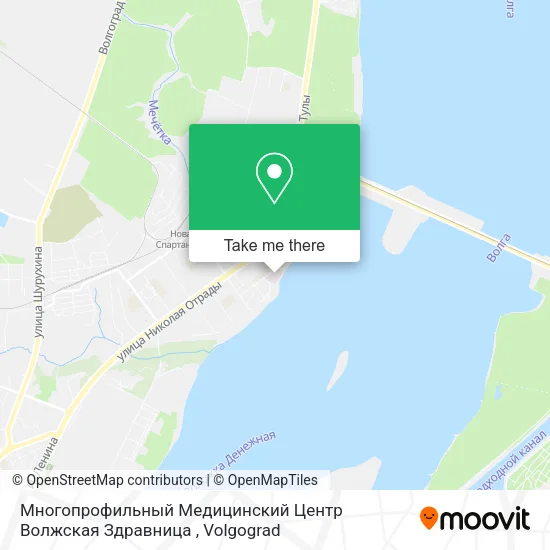Многопрофильный Медицинский Центр Волжская Здравница map
