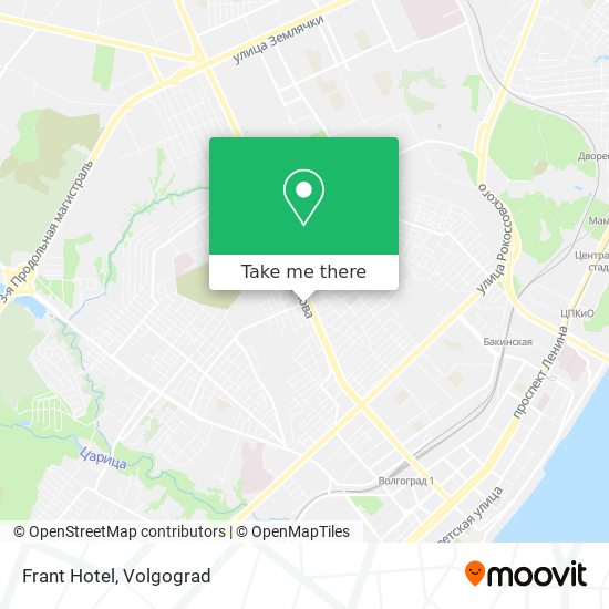 Frant Hotel map