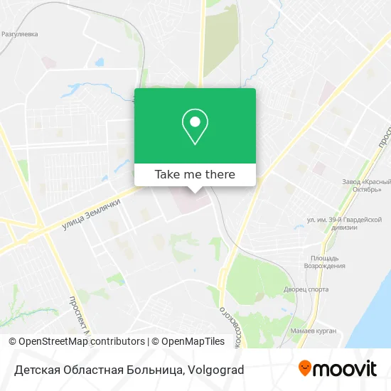 Детская Областная Больница map