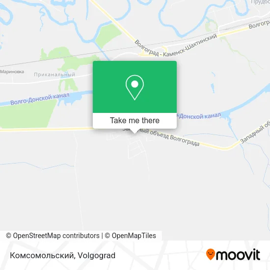 Комсомольский map