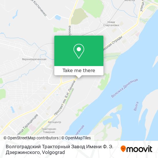 Волгоградский Тракторный Завод Имени Ф. Э. Дзержинского map