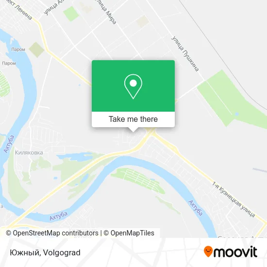 Южный map