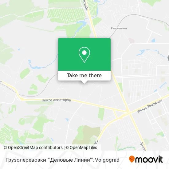 Грузоперевозки ""Деловые Линии"" map