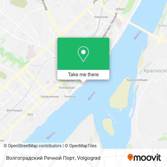Волгоградский Речной Порт map
