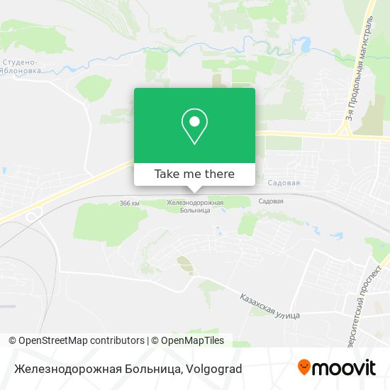 Железнодорожная Больница map