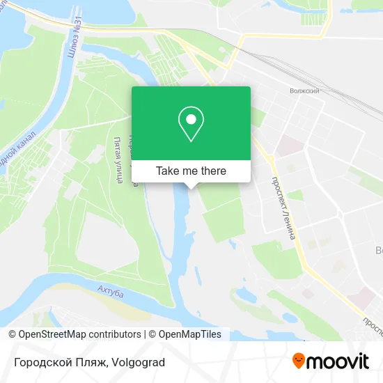 Городской Пляж map