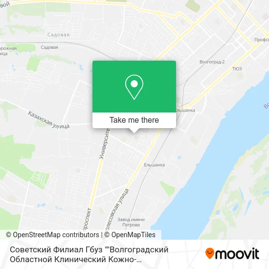 Советский Филиал Гбуз ""Волгоградский Областной Клинический Кожно-Венерологический Диспансер"" map