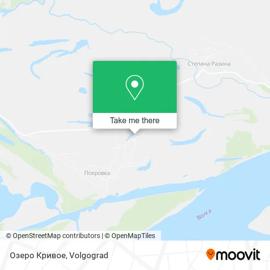 Озеро Кривое map