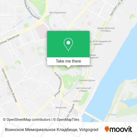 Воинское Мемориальное Кладбище map