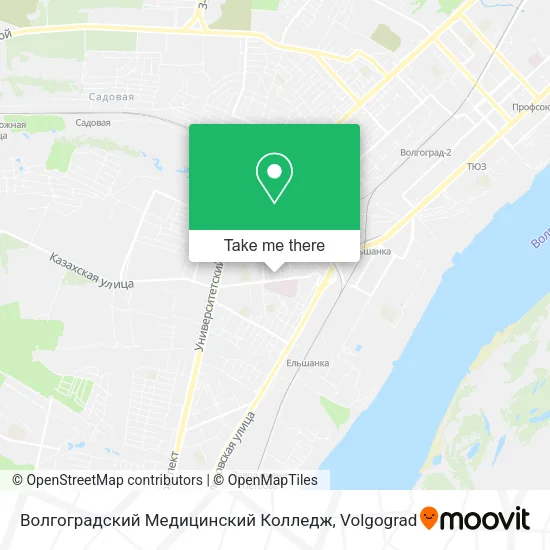 Волгоградский Медицинский Колледж map