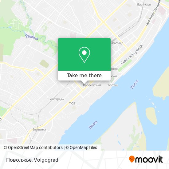 Поволжье map