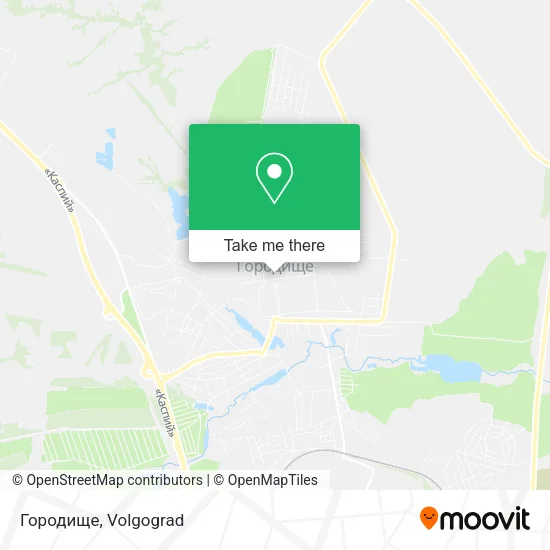 Городище map