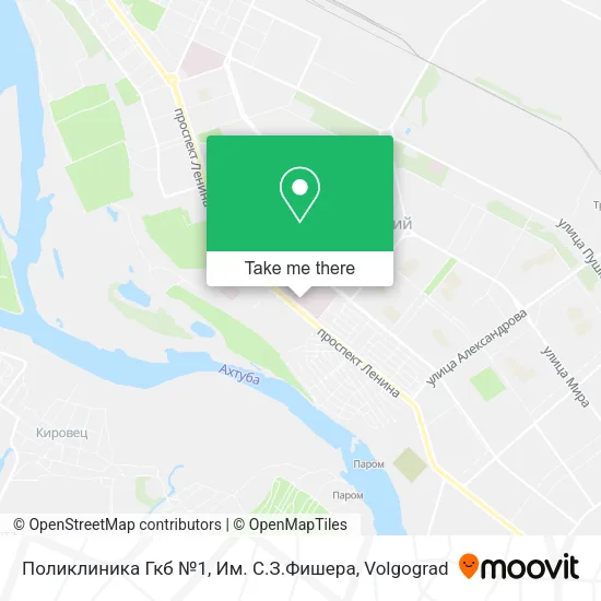 Поликлиника Гкб №1, Им. С.З.Фишера map