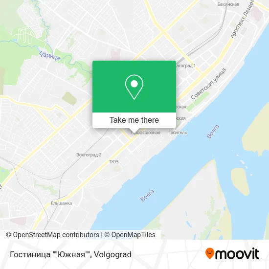 Гостиница ""Южная"" map
