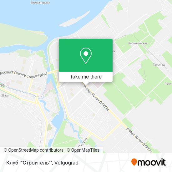 Клуб ""Строитель"" map