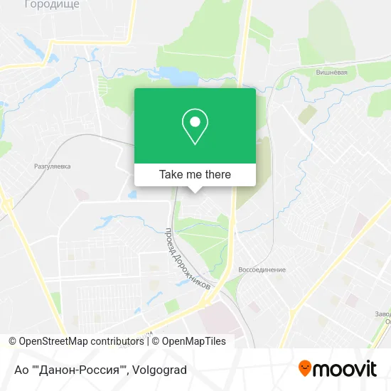 Ао ""Данон-Россия"" map
