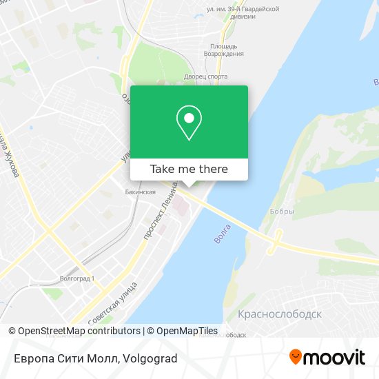 Европа Сити Молл map