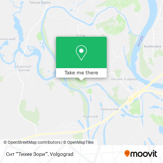 Снт ""Тихие Зори"" map