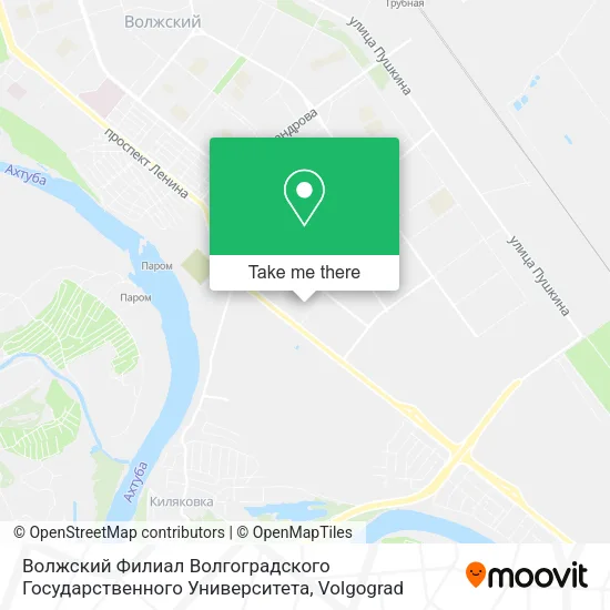 Волжский Филиал Волгоградского Государственного Университета map