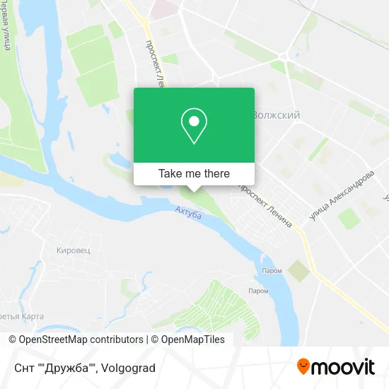 Снт ""Дружба"" map