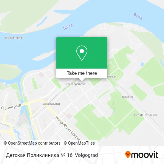 Детская Поликлиника № 16 map