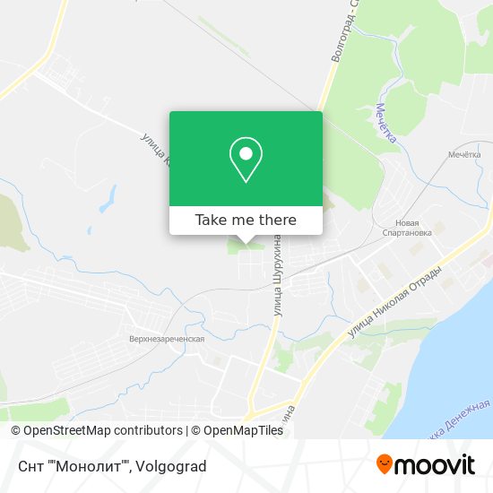Снт ""Монолит"" map