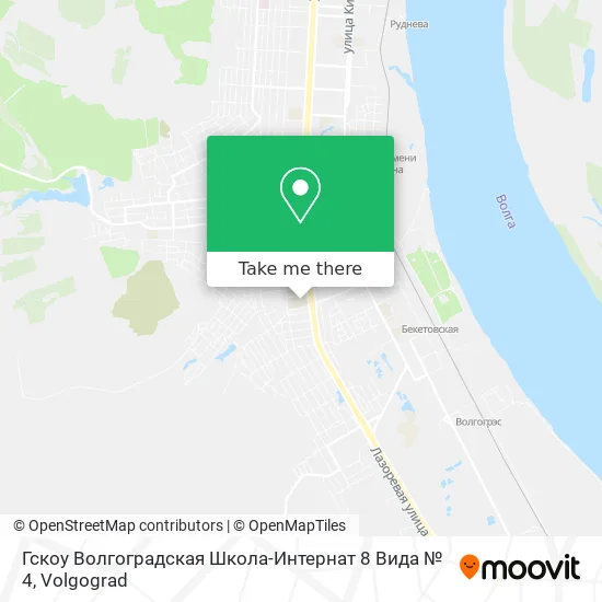 Гскоу Волгоградская Школа-Интернат 8 Вида № 4 map