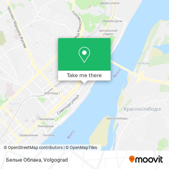 Белые Облака map