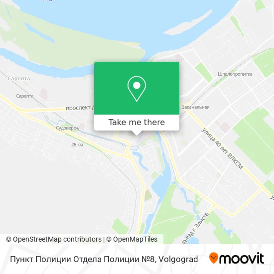 Пункт Полиции Oтдeла Полиции №8 map