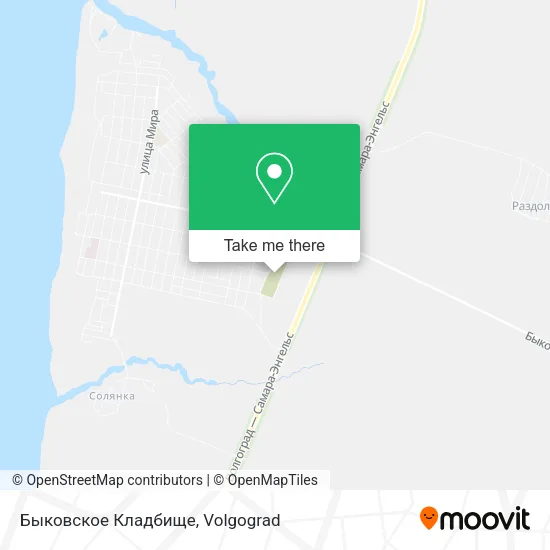 Быковское Кладбище map