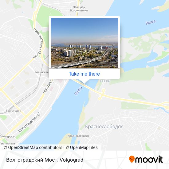 Волгоградский Мост map