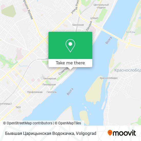 Бывшая Царицынская Водокачка map