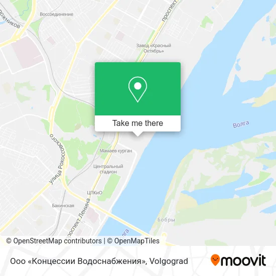 Ооо «Концессии Водоснабжения» map
