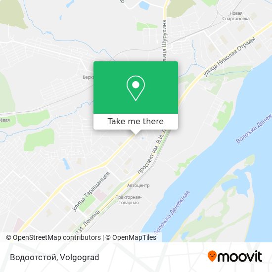 Водоотстой map