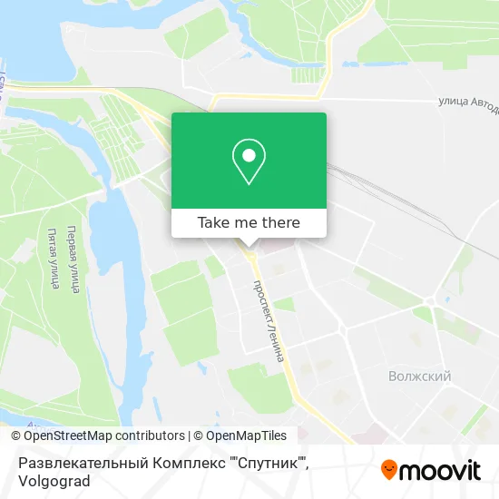 Развлекательный Комплекс ""Спутник"" map