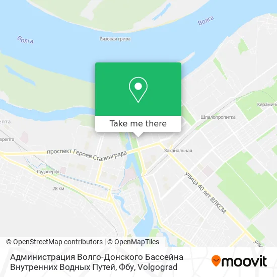 Администрация Волго-Донского Бассейна Внутренних Водных Путей, Фбу map