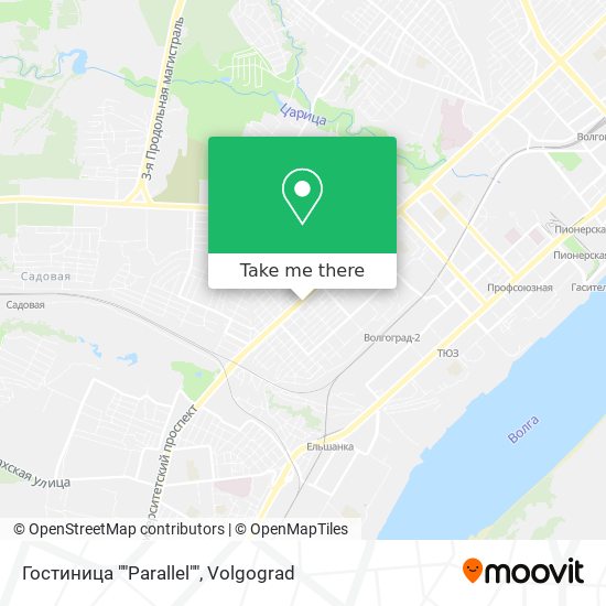 Гостиница ""Parallel"" map